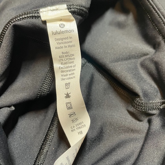 Lululemon Fast & Free Black HR 25" Tight Size 2 - Picture 5 of 10